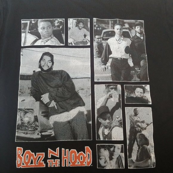 Boys N The Hood Movie Hybrid Men's L T Shirt Black Ice Cube Retro Ghetto Classic - Picture 2 of 4